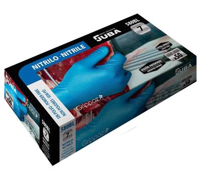 Imagen del producto GUANTE(50) NITRILO 580BL GRIPPAZ AZUL