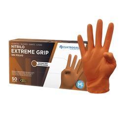 Imagen del producto GUANTE (50) NITRILO S/P EXTREME GRIP NARANJA