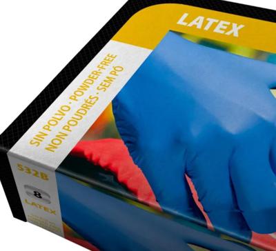 Imagen del producto GUANTE(50) LATEX AZUL SP 532B AZUL