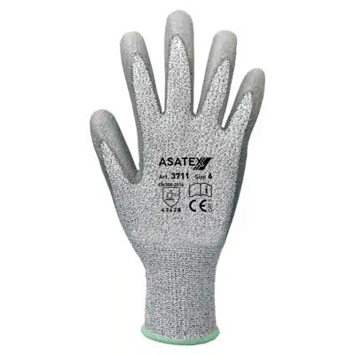 Imagen del producto GUANTE 3711 ANTICORTE PU/HDPE GRIS