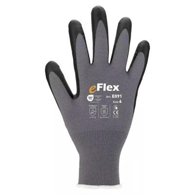 Imagen del producto GUANTE NITRILO FOAM E091 GRIS/NEGRO