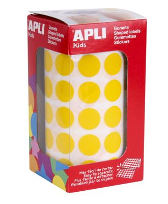 Imagen del producto ROLLO GOMETS REDONDOS DIAM. 15 AMARILLO 4855