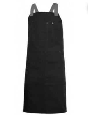 Imagen del producto DELANTAL PETO CANVAS 404211B NEGRO/GRIS