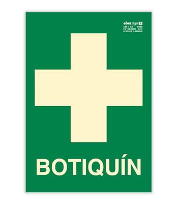 Imagen del producto SEÑAL PVC A4 BOTIQUIN CLASE B 0.7mm EV124A4LN