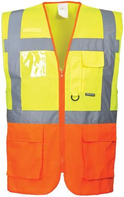 Imagen del producto CHALECO EXECUTIVE AV S376 AMARILLO/NARANJA