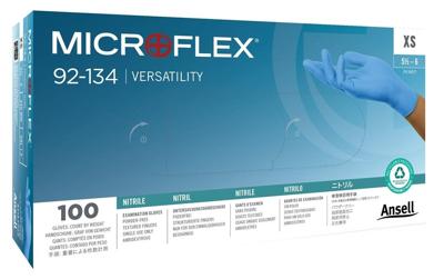 Imagen del producto GUANTE (100) NITRILO SP ANSELL MICROFLEX 92-134 VERSATILIDAD