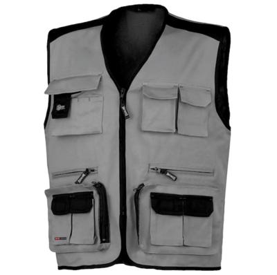 Imagen del producto CHALECO STRETCH 8746 GRIS/NEGRO