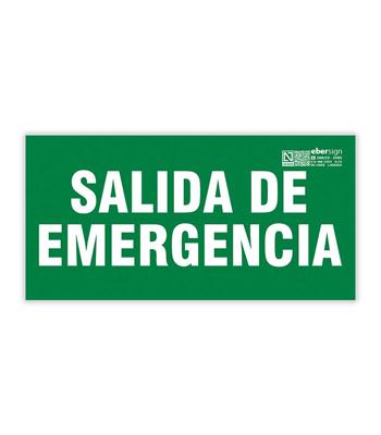 Imagen del producto SEÑAL SALIDA DE EMERGENCIA PVC 320X160MM CLASE B