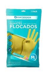 Imagen del producto GUANTE LATEX FLOCADO AMARILLO CU-GNLTX-AM-BAFL