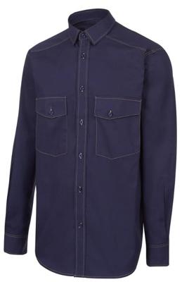 Imagen del producto CAMISA 02032 ML 100%ALG AZUL MARINO