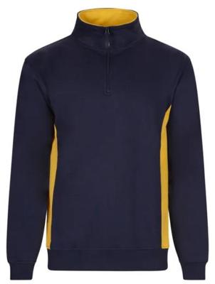 Imagen del producto SUDADERA BICOLOR MEDIA CREMALLERA 105704