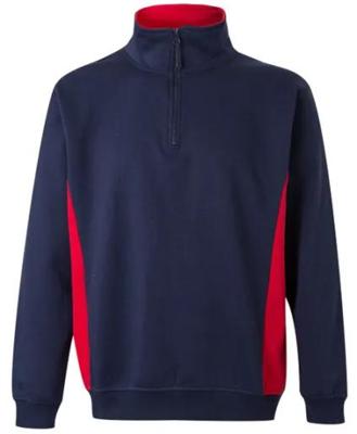 Imagen del producto SUDADERA BICOLOR MEDIA CREMALLERA 105704