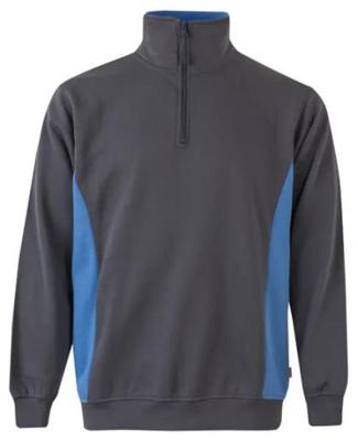 Imagen del producto SUDADERA BICOLOR MEDIA CREMALLERA 105704
