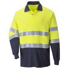 Imagen del producto POLO ML FR74 IGNIF/ANTIEST. AMARILLO-MARINO