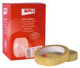 Imagen del producto CINTA ADHESIVA APLI TRANSPARENTE 19mmX66m 11266