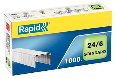 Imagen del producto GRAPA RAPID 24/6 MM (1000) STANDARD GALVANIZADA