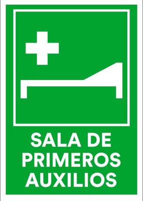 Imagen del producto SEÑAL SALA DE PRIMEROS AUXILIOS A4 PVC 0.7M