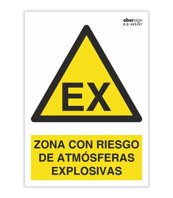 Imagen del producto SEÑAL ATMOSFERAS EXPLOSIVAS A4 PVC 0.7MM