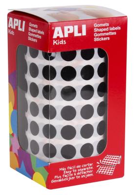 Imagen del producto ROLLO GOMETS REDONDOS DIAM. 10,5 MM NEGROS 11482