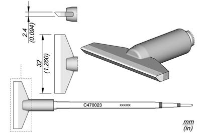Imagen del producto CARTUCHO PALA 32 JBC C470023