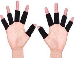Imagen del producto PACK 10 PROTECTOR DE DEDOS ELASTICO NEGRO