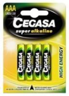 Imagen del producto PACK 4 PILAS CEGASA SUPER ALC. LR03 AAA