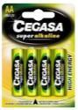 Imagen del producto PACK 4 PILAS CEGASA SUPER ALC. LR06 AA