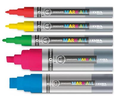 Imagen del producto MARCADOR PERMANENTE LYRA MARK ALL AMARILLO 8MM