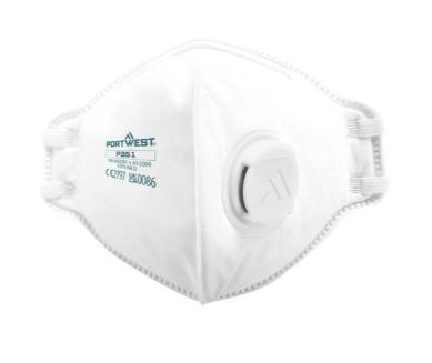 Imagen del producto MASCARILLA PLEGADA FFP3 C/VALVULA P351 BLANCO