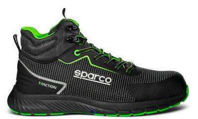 Imagen del producto BOTA SPARCO TRACTION-H NAOKI S3S NEGRO-VERDE
