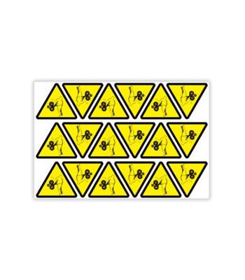 Imagen del producto PACK 18 UDS VINILO ADHESIVO RIESGO DE ATRAPAMIENTO 100MM A211M100AN