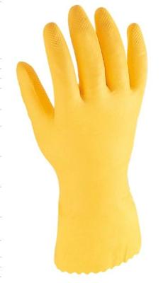 Imagen del producto GUANTE LATEX FLOCADO AMARILLO 30CM HS