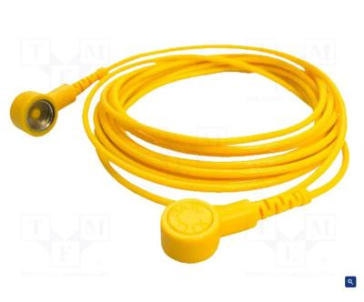 Imagen del producto CABLE CONEXION ALFOMBRA ESD AMARILLO