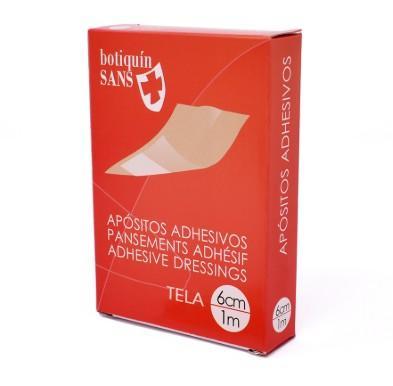 Imagen del producto APOSITO ADHESIVO 1 M X 6 CM TELA PRECORTADO