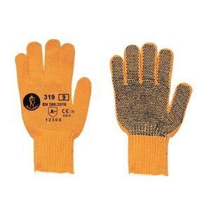 Imagen del producto GUANTE POLIESTER/ALGODON 319 NARANJA T.9