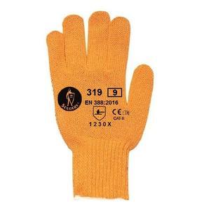 Imagen del producto GUANTE POLIESTER/ALGODON 319 NARANJA T.9