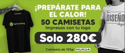 Imagen del producto PACK 50 CAMISETAS CON LOGO