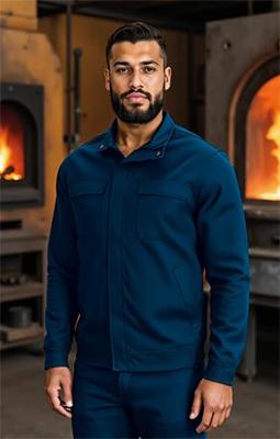 Imagen del producto CHAQUETA IGNIFUGA HEAT MARINO