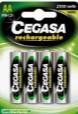 Imagen del producto PACK 4 PILAS RECARGABLES CEGASA HR6 AA 104370