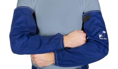 Imagen del producto PAR MANGUITO SOLDADURA FIRE FOX IGNIFUGO AZUL 33-230