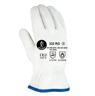 Imagen del producto GUANTE PIEL FLOR VACUNO GRIS 332 RG