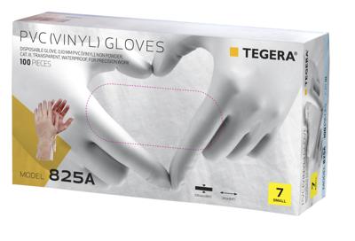 Imagen del producto GUANTE (100) VINILO DESECHABLE TEGERA 825A