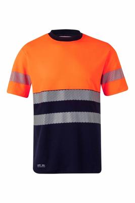 Imagen del producto CAMISETA MC ALGODON BICOLOR CINTA SEGMENTADA 305643