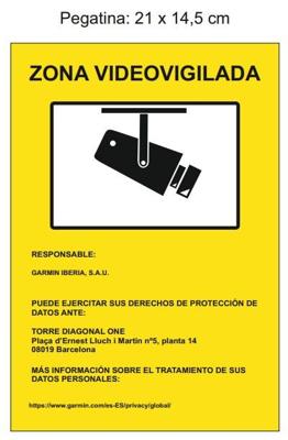 Imagen del producto IMP. DIGITAL DIRECTA SOBRE VINILO ADH A5 ZONA VIDEOVIGILADA