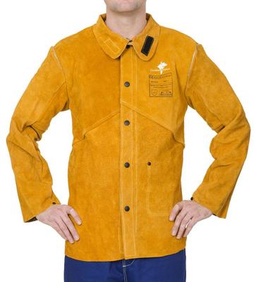 Imagen del producto CHAQUETA SOLDADOR GOLDEN BROWN CUERO SERRAJE VACUNO 44-2530/P