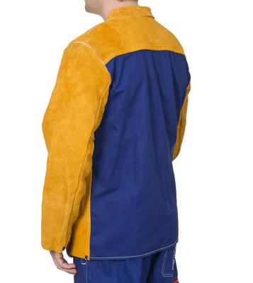 Imagen del producto CHAQUETA SOLDADOR GOLDEN BROWN CUERO SERRAJE VACUNO 44-2530/P