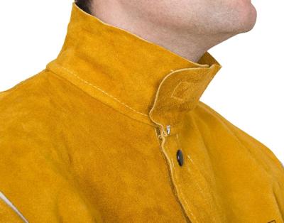 Imagen del producto CHAQUETA SOLDADOR GOLDEN BROWN CUERO SERRAJE VACUNO 44-2530/P