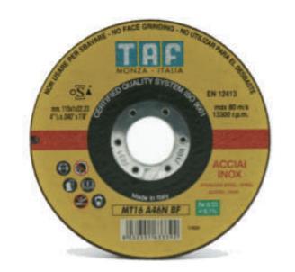 Imagen del producto DISCO DE CORTE MT16 125 A46N
