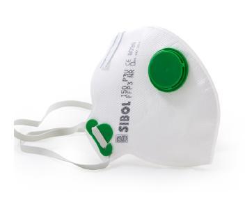Imagen del producto MASCARILLA PLEGADA 150 P3DV FFP3 C/VALVULA