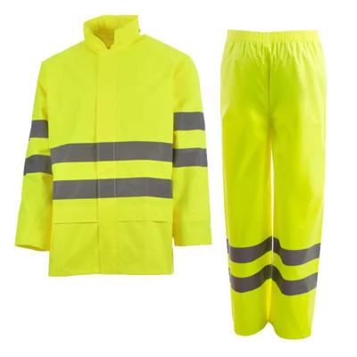 Imagen del producto TRAJE DE LLUVIA MONOCOLOR ALTA VISIBILIDAD DANCE SET HV